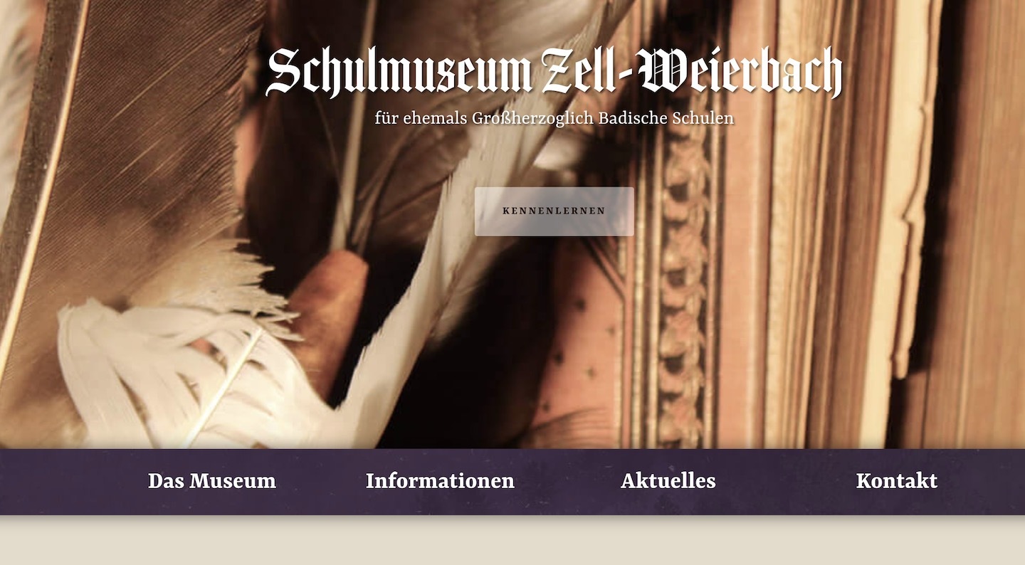 Schulmuseum Website 1