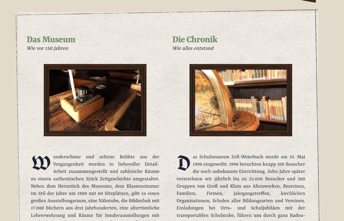 Schulmuseum Website 2